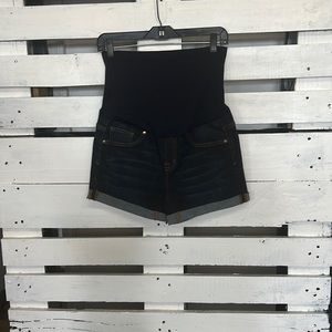 Vintage violet maternity shorts